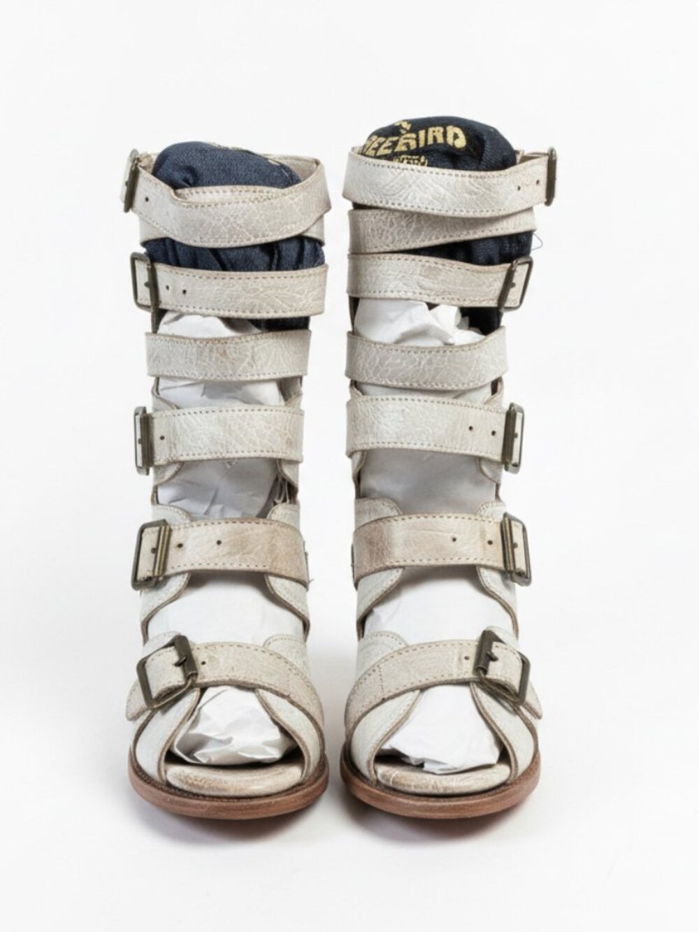 Freebird taupe leather Bond boots, size 9